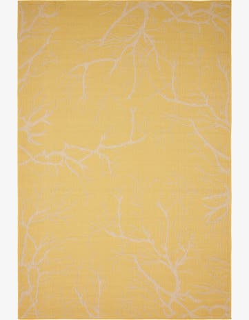 8' x 11' 4 Easy-Clean Botanical Indoor / Outdoor Rug