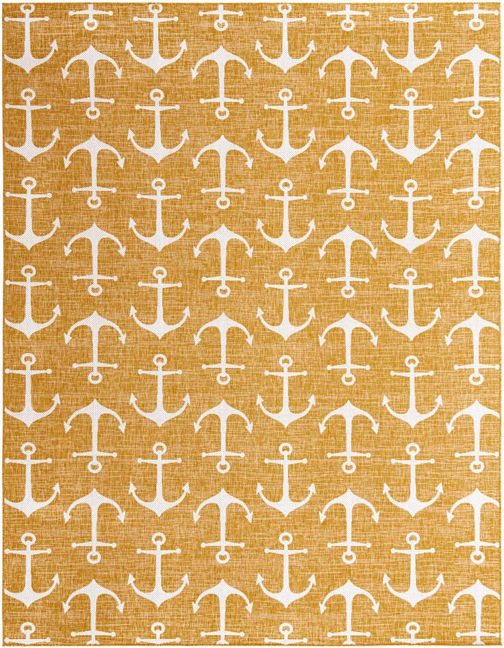 Detail image of 10' x 14' Easy-Clean Coastal Indoor / Outdoor Rug