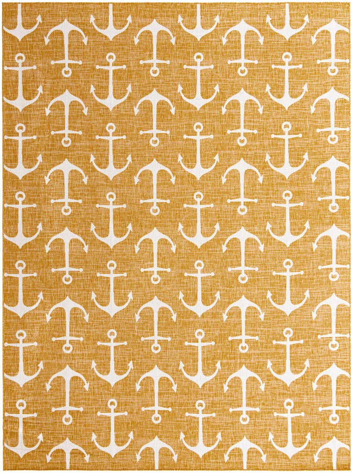 Detail image of 10' x 13' Easy-Clean Coastal Indoor / Outdoor Rug