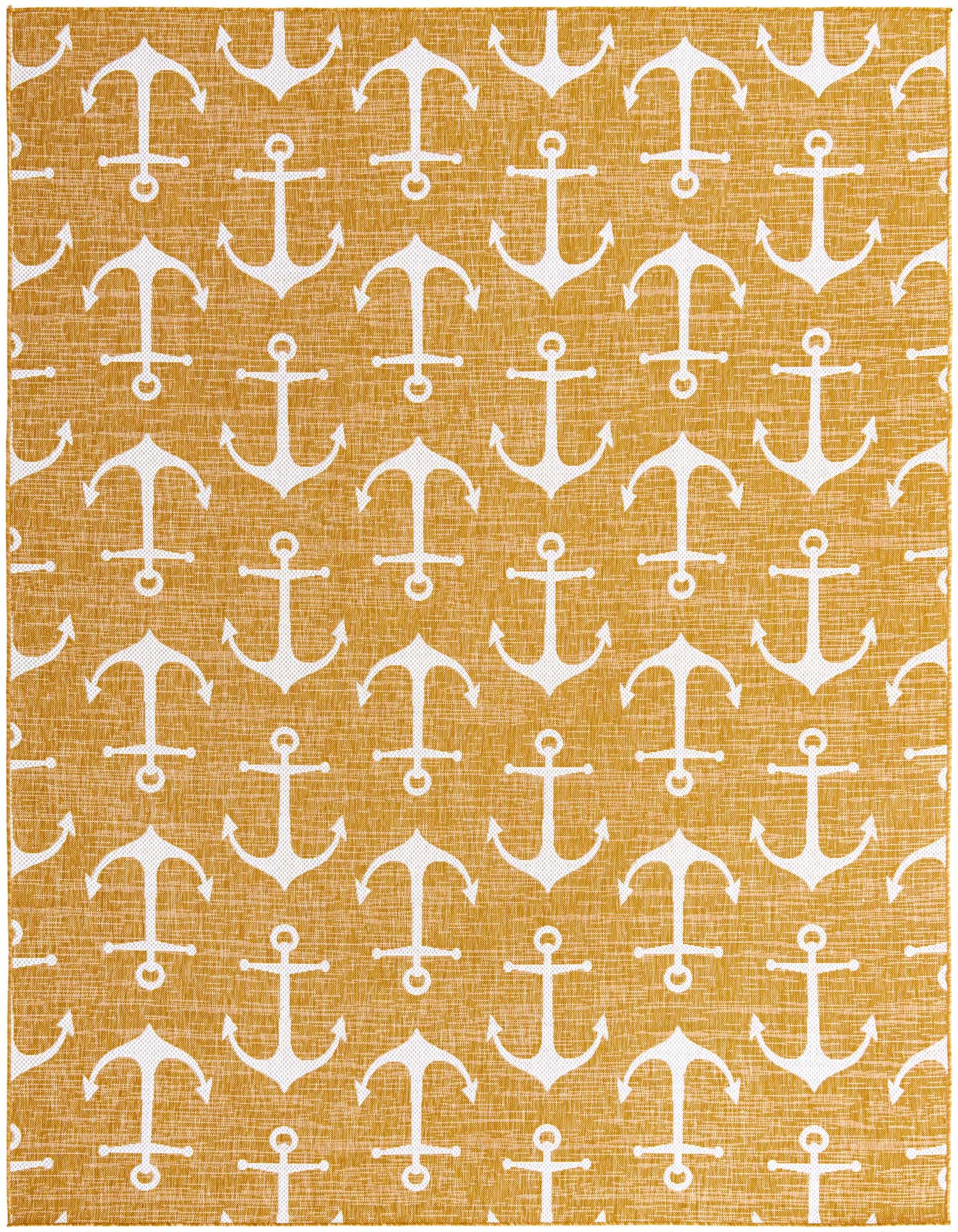 9' x 12' Easy-Clean Coastal Indoor / Outdoor Rug