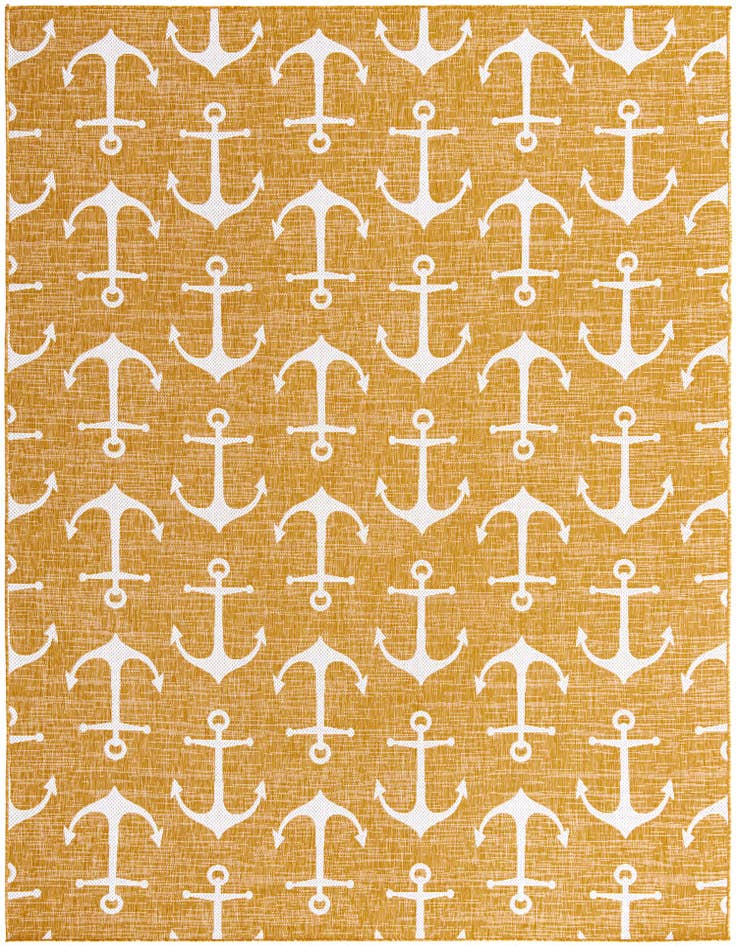 Detail image of 9' x 12' Easy-Clean Coastal Indoor / Outdoor Rug