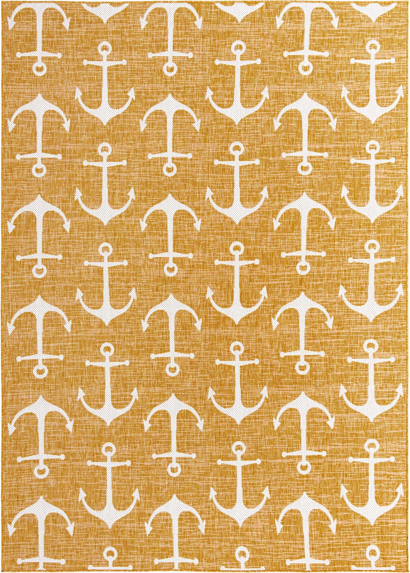 7' 10 x 11' Easy-Clean Coastal Indoor / Outdoor Rug