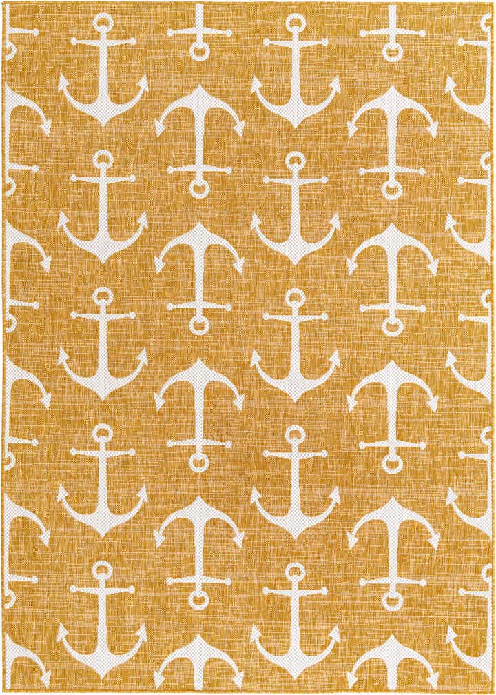 6' x 9' Easy-Clean Coastal Indoor / Outdoor Rug
