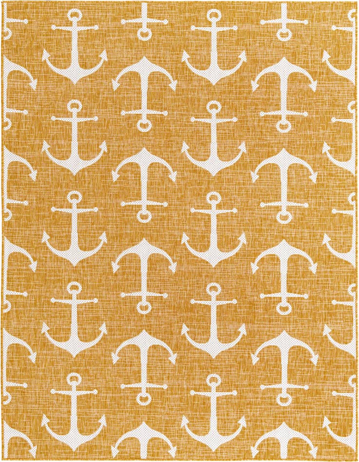 Detail image of 6' x 9' Easy-Clean Coastal Indoor / Outdoor Rug
