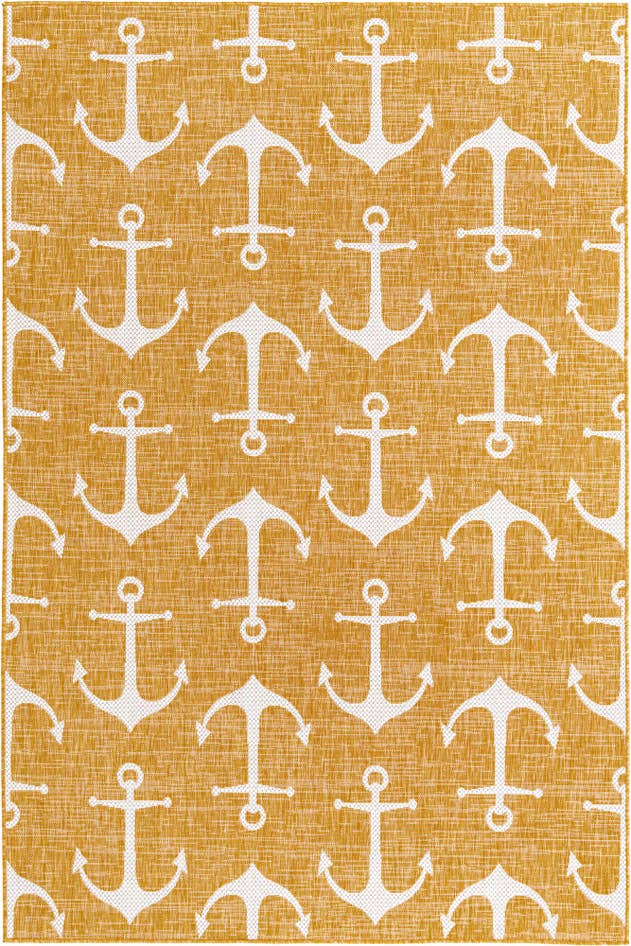 Detail image of 6' x 9' Easy-Clean Coastal Indoor / Outdoor Rug