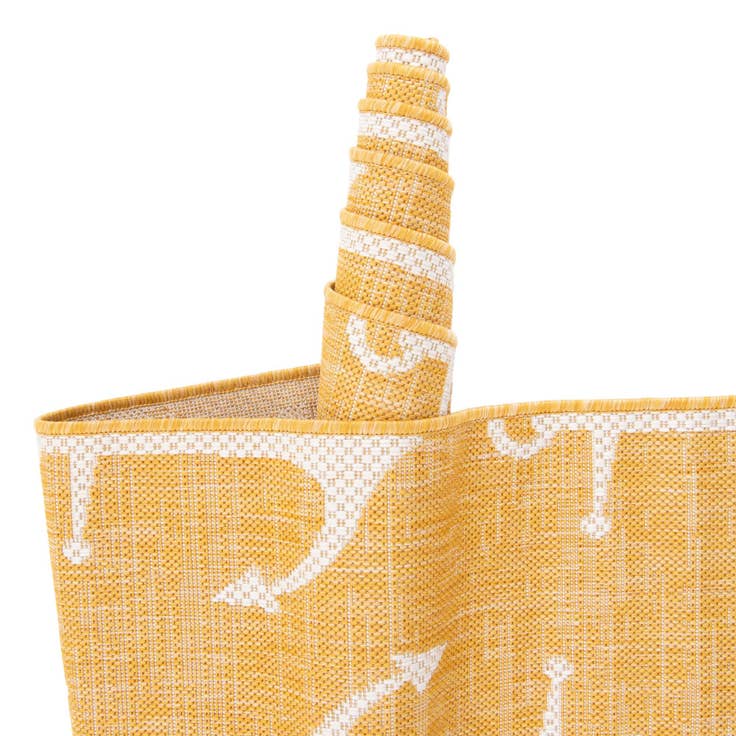 Detail image of 5' 3 x 8' Easy-Clean Coastal Indoor / Outdoor Rug