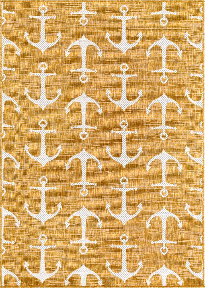 4' x 6' Easy-Clean Coastal Indoor / Outdoor Rug