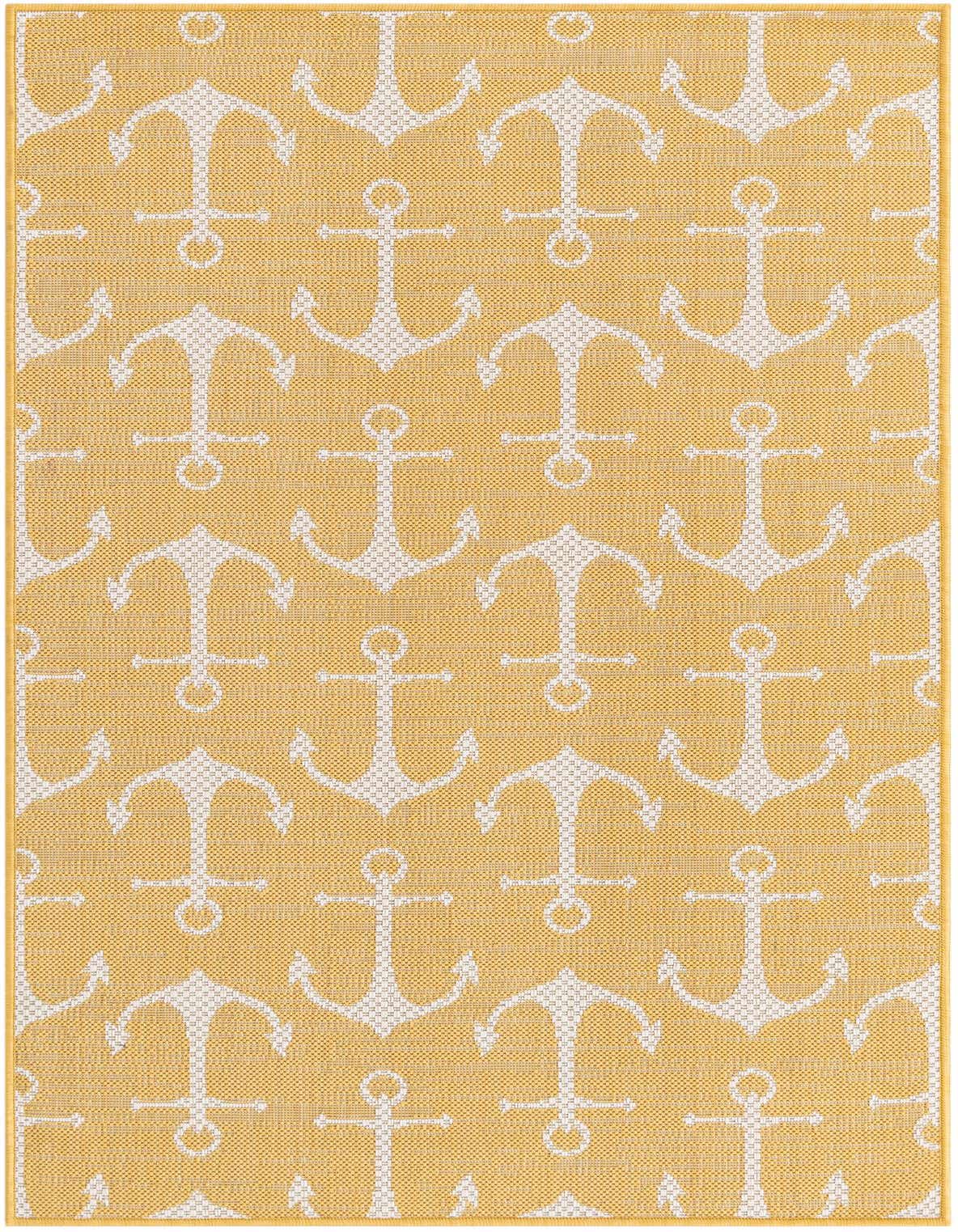 3' x 5' 3 Easy-Clean Coastal Indoor / Outdoor Rug