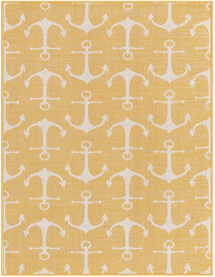 Detail image of 3' x 5' 3 Easy-Clean Coastal Indoor / Outdoor Rug