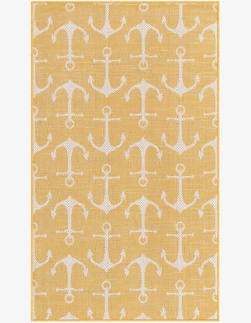 3' x 5' 3 Easy-Clean Coastal Indoor / Outdoor Rug