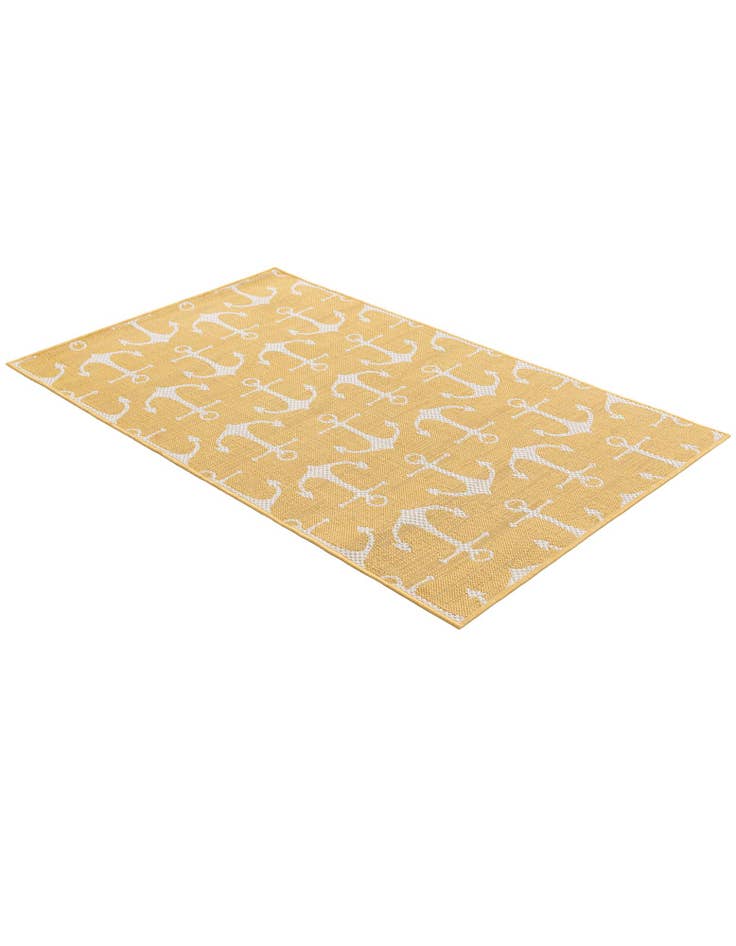 Detail image of 3' x 5' 3 Easy-Clean Coastal Indoor / Outdoor Rug