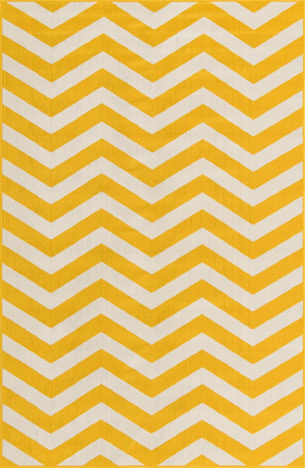 Detail image of 5' 3 x 8' Easy-Clean Coastal Indoor / Outdoor Rug