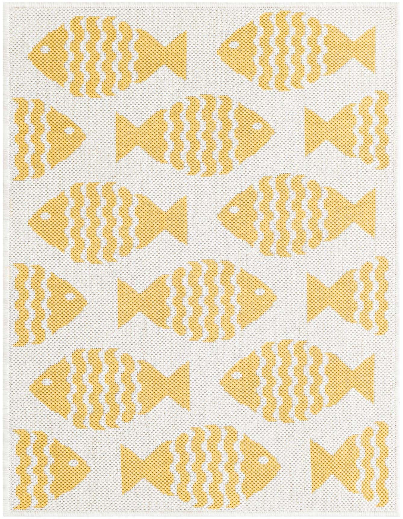 2' x 3' 1 Easy-Clean Coastal Indoor / Outdoor Rug