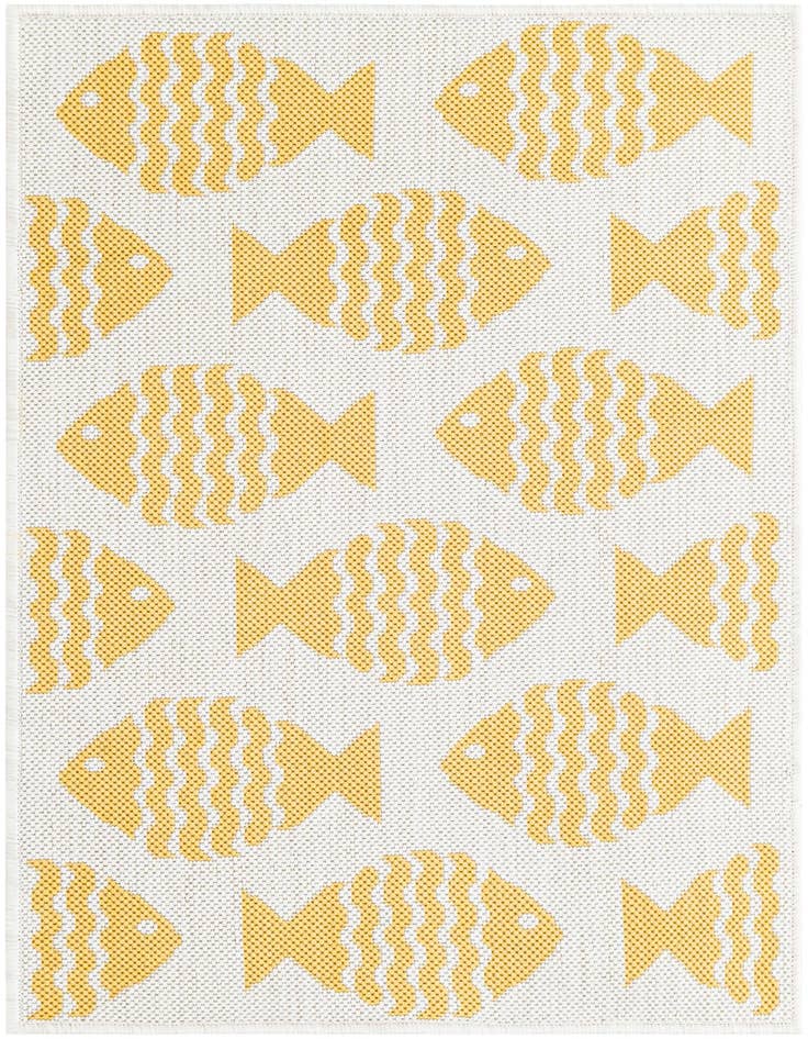 Detail image of 2' x 3' 1 Easy-Clean Coastal Indoor / Outdoor Rug