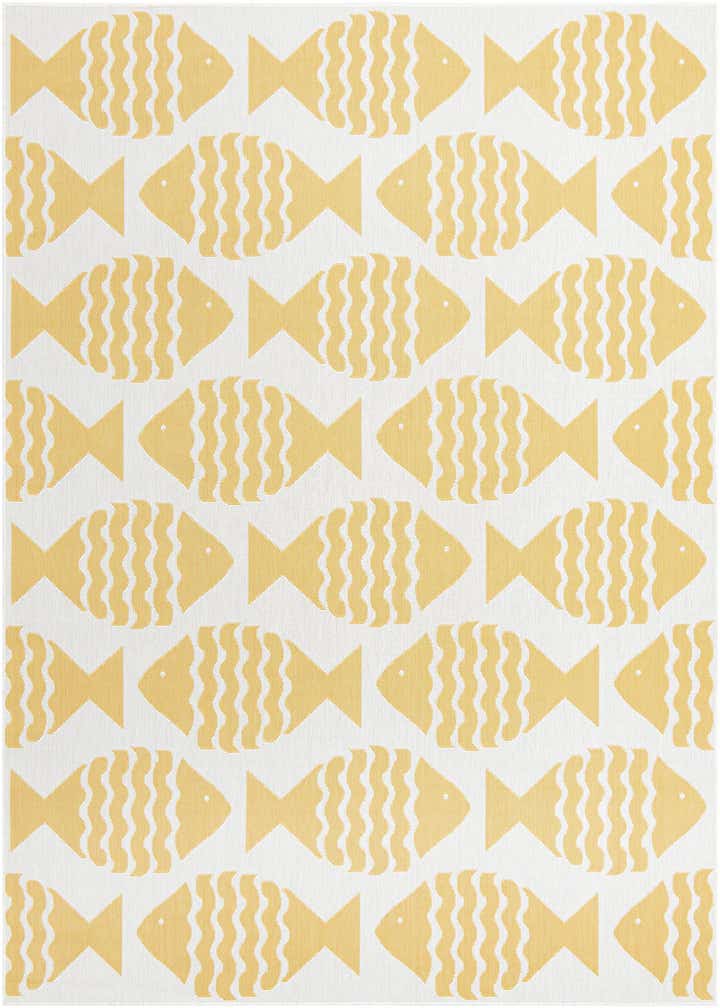 7' 10 x 10' Easy-Clean Coastal Indoor / Outdoor Rug