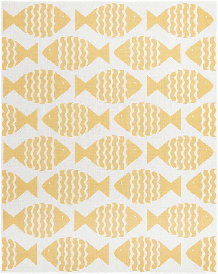 7' 10 x 10' Easy-Clean Coastal Indoor / Outdoor Rug