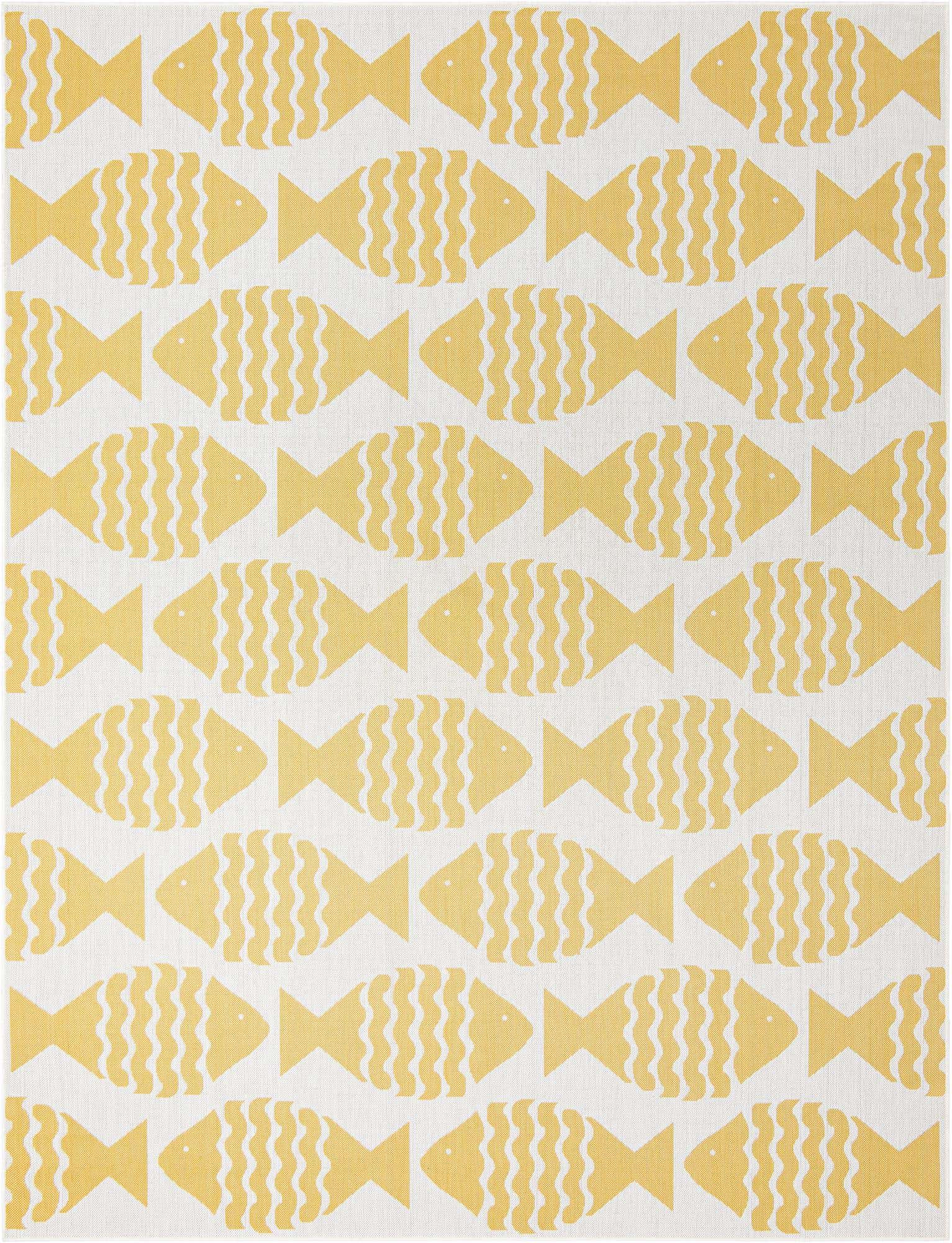 9' x 12' Easy-Clean Coastal Indoor / Outdoor Rug