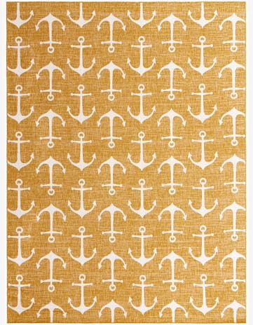 10' x 13' Easy-Clean Coastal Indoor / Outdoor Rug