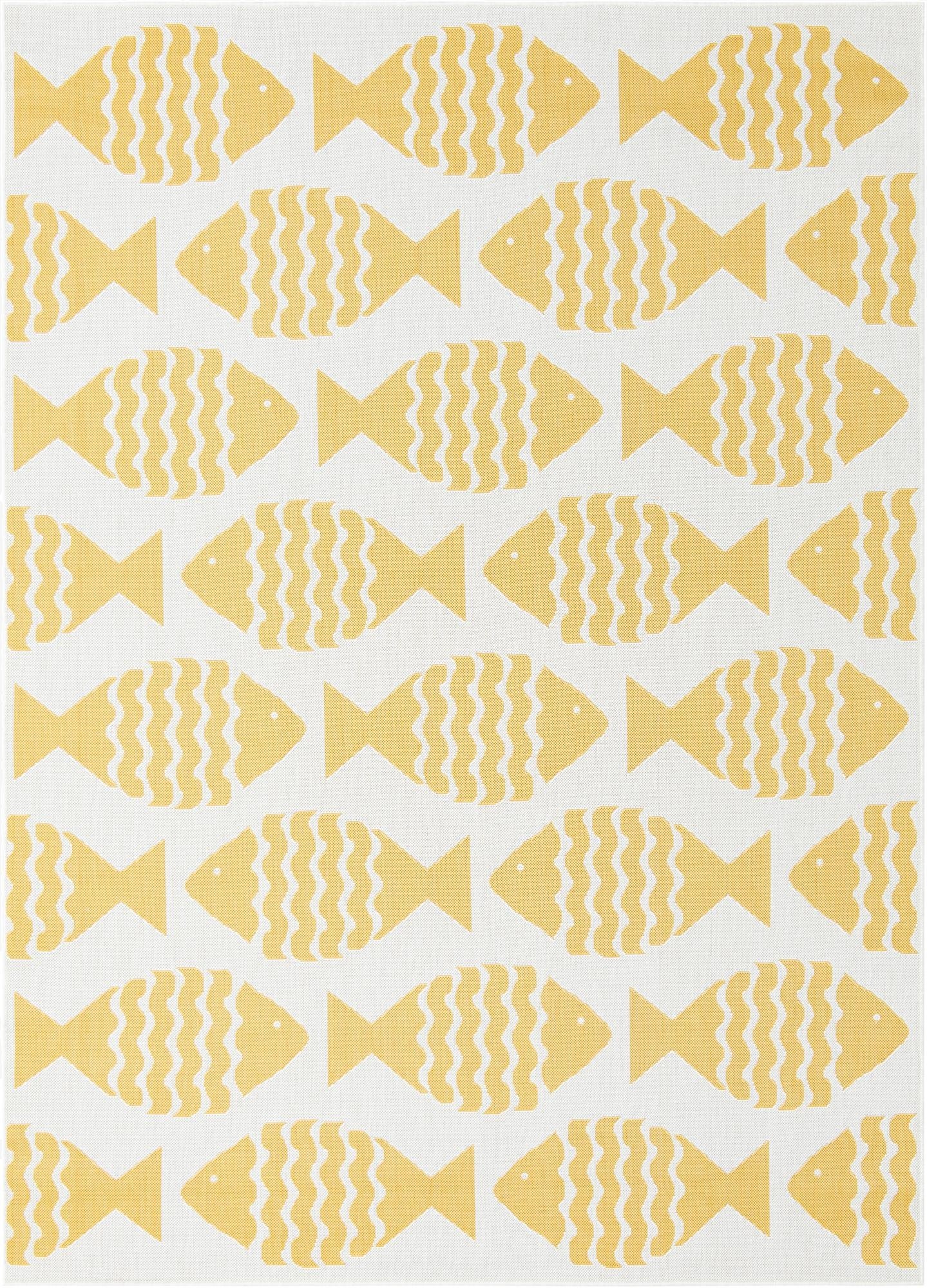 Primary image 7' 1 x 10'  Washable Coastal Indoor / Outdoor Rug