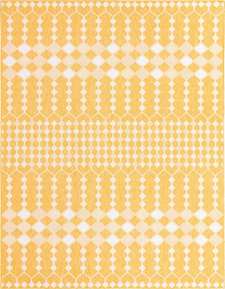 Detail image of 10' x 14' Easy-Clean Lattice Indoor / Outdoor Rug