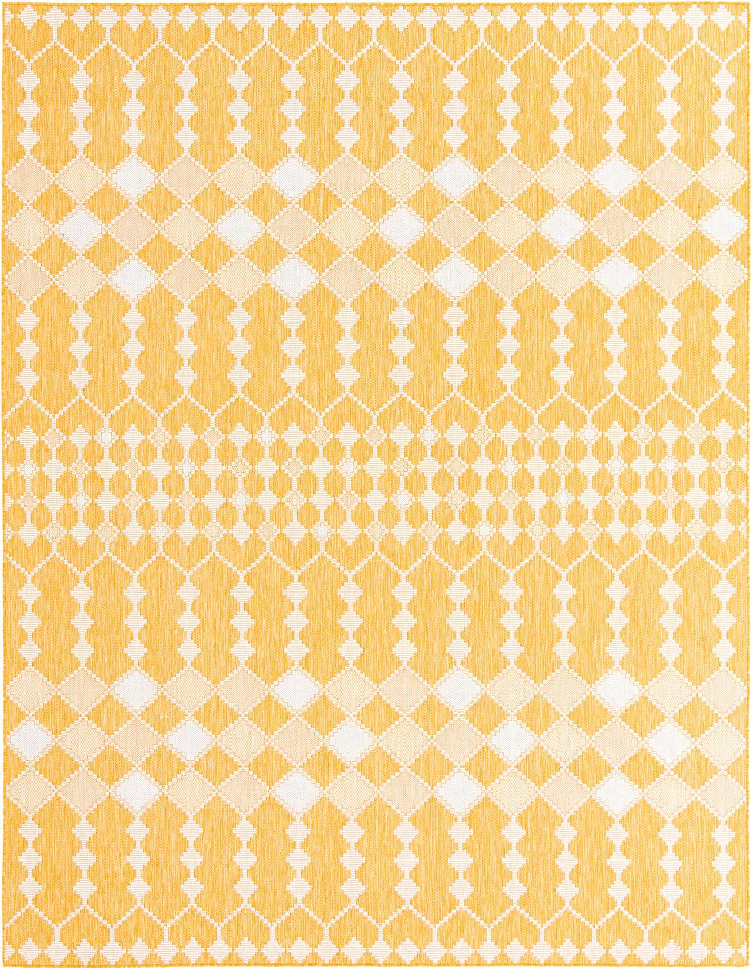 9' x 12' Easy-Clean Lattice Indoor / Outdoor Rug
