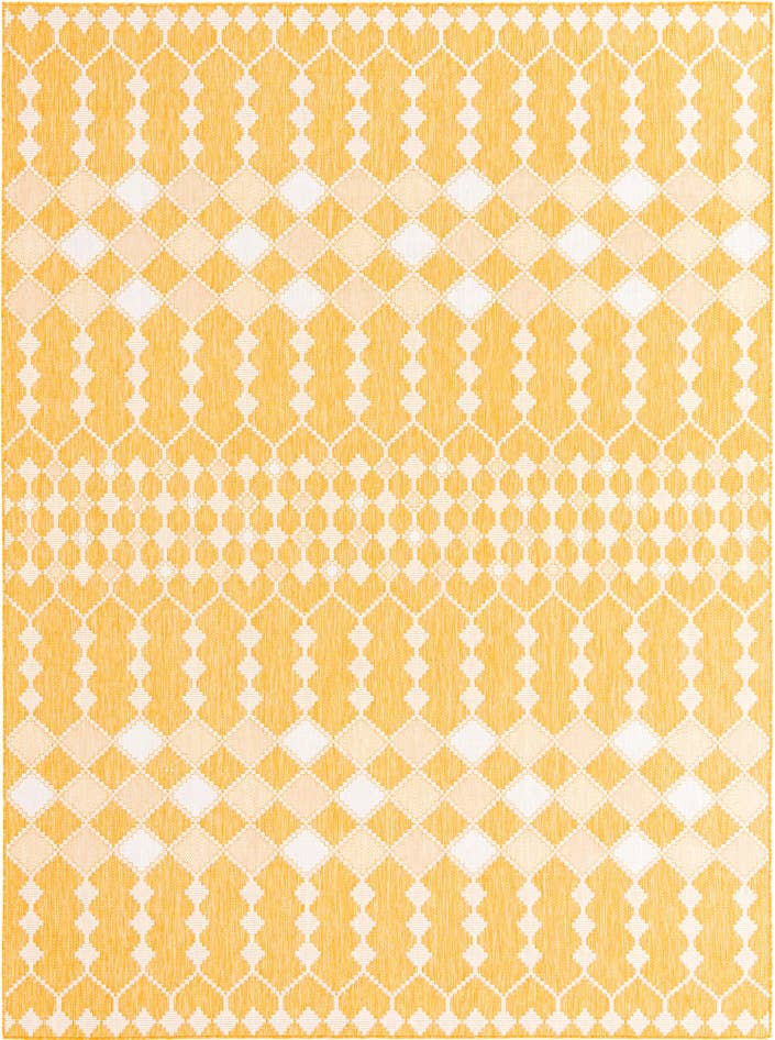 Detail image of 9' x 12' Easy-Clean Lattice Indoor / Outdoor Rug
