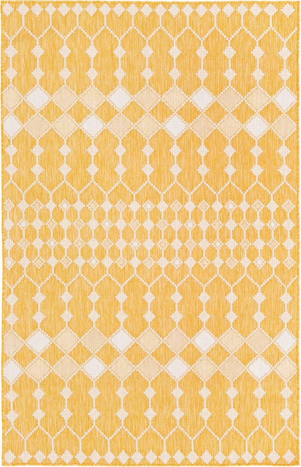 Detailansicht von 160cm x 245cm Leicht zu reinigen Lattice Innen- / Außenbereich Teppich