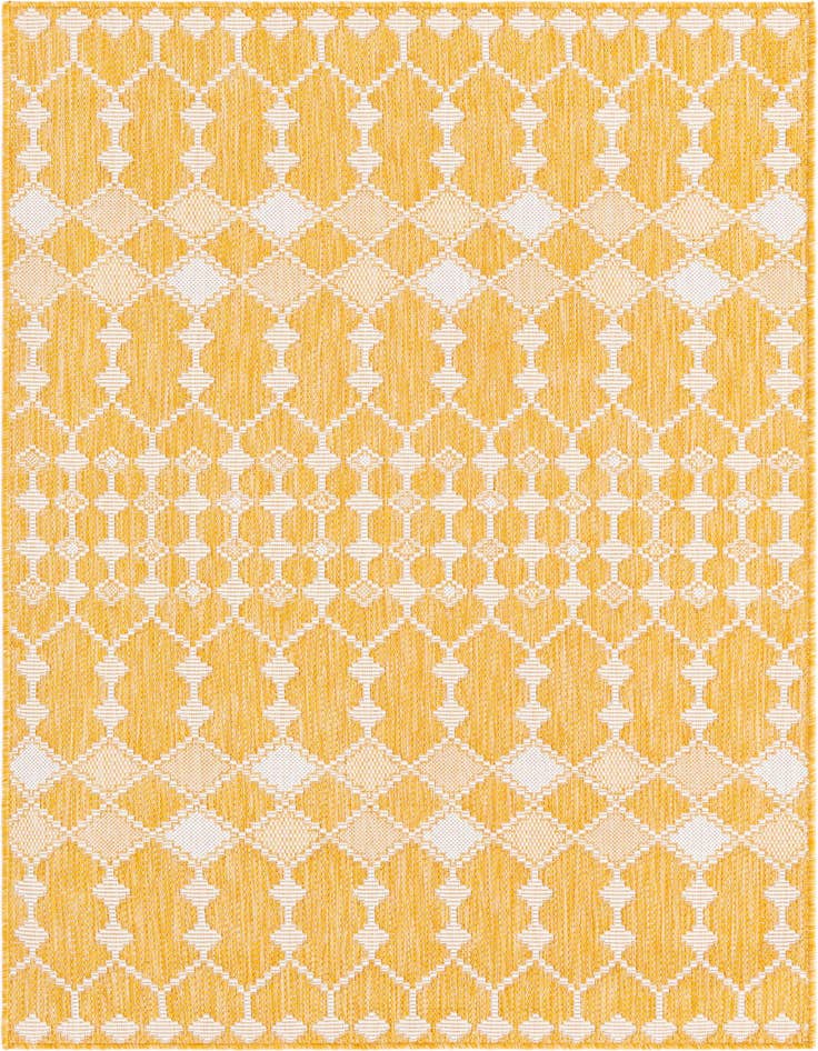 Detail image of 4' x 6' Easy-Clean Lattice Indoor / Outdoor Rug