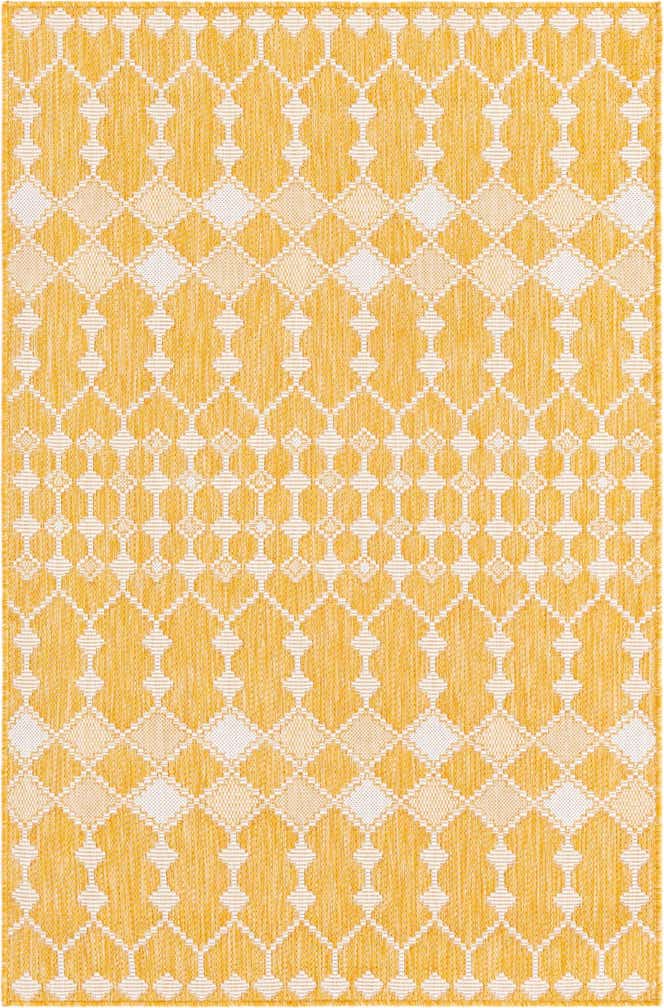 125cm x 185cm Easy-Clean Lattice Indoor / Outdoor Rug