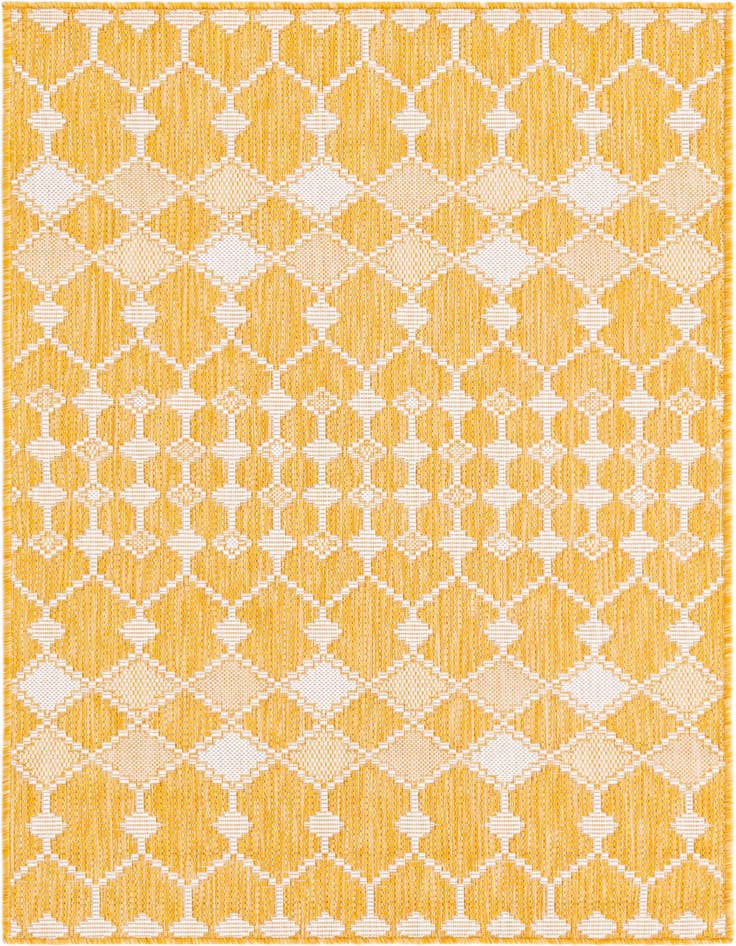 Detail image of 3' x 5' 3 Easy-Clean Lattice Indoor / Outdoor Rug