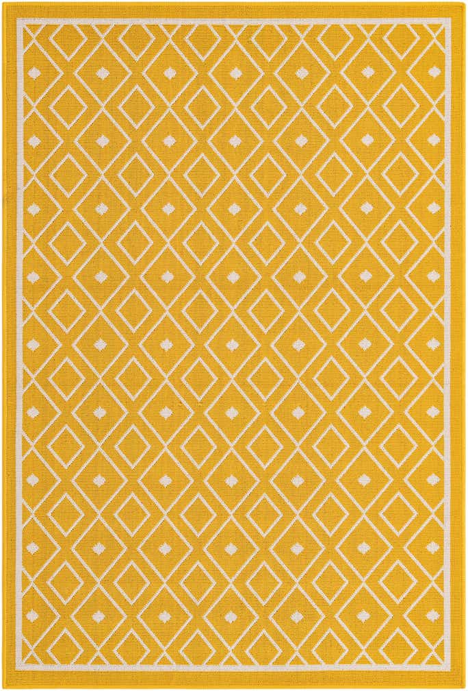 4' x 6' Easy-Clean Lattice Indoor / Outdoor Rug