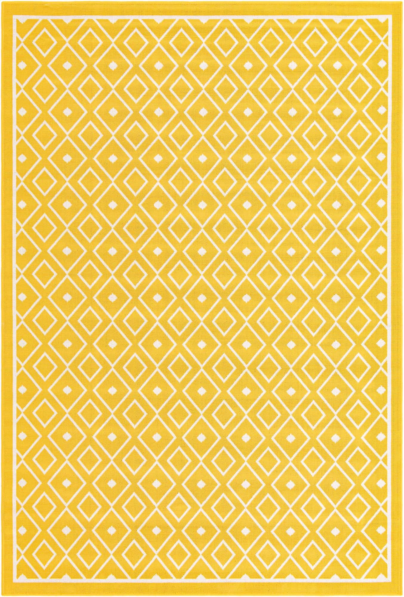 6' x 9' Easy-Clean Lattice Indoor / Outdoor Rug