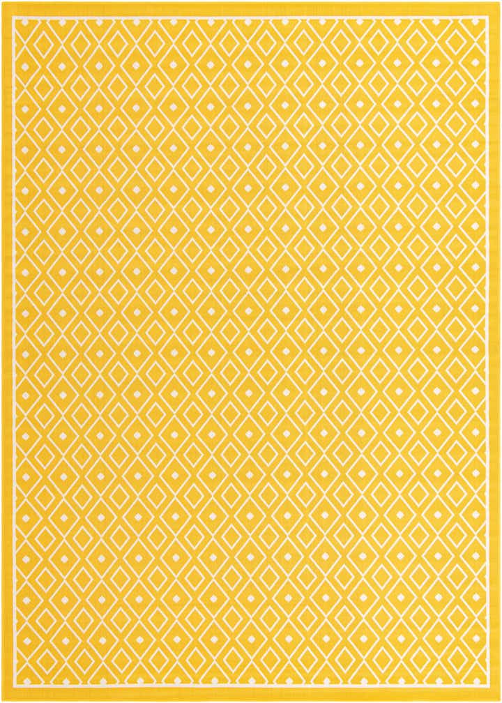 9' x 12' Easy-Clean Lattice Indoor / Outdoor Rug