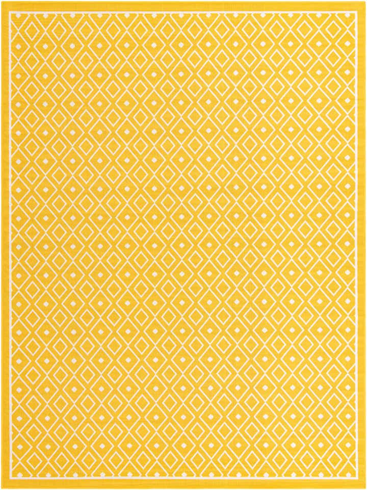 9' x 12' Easy-Clean Lattice Indoor / Outdoor Rug