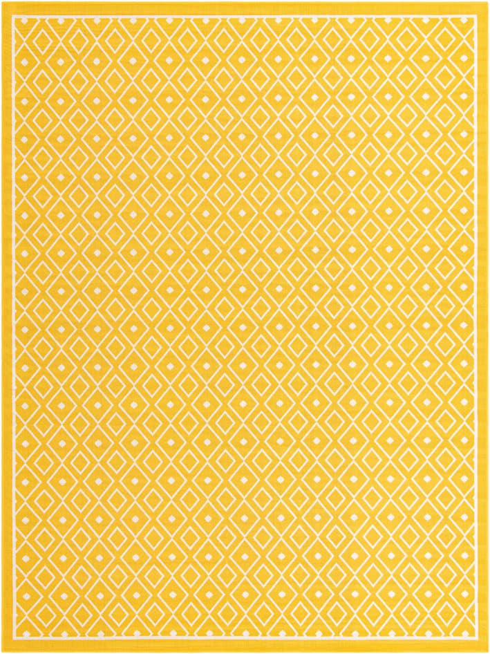 Detail image of 9' x 12' Easy-Clean Lattice Indoor / Outdoor Rug