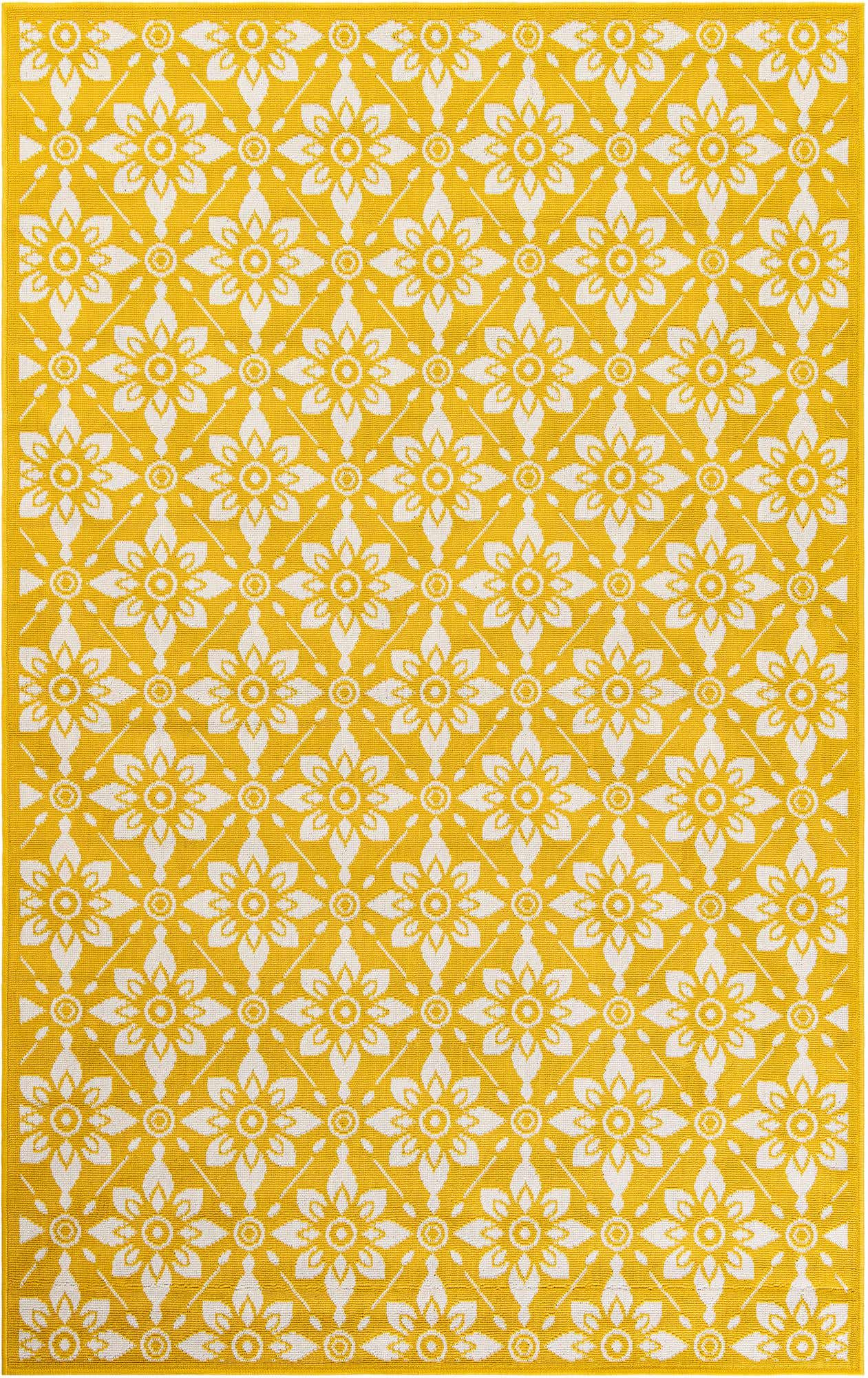 5' x 8' Easy-Clean Lattice Indoor / Outdoor Rug