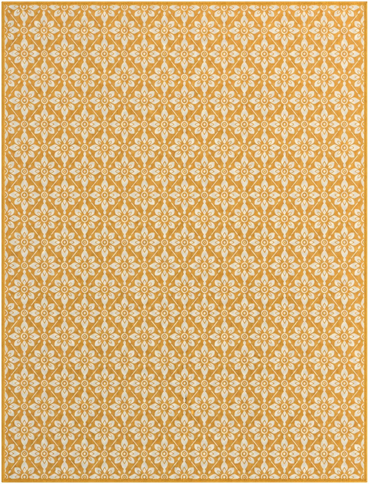 10' x 13' Easy-Clean Lattice Indoor / Outdoor Rug