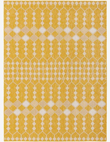 7' 10 x 11' Easy-Clean Lattice Indoor / Outdoor Rug