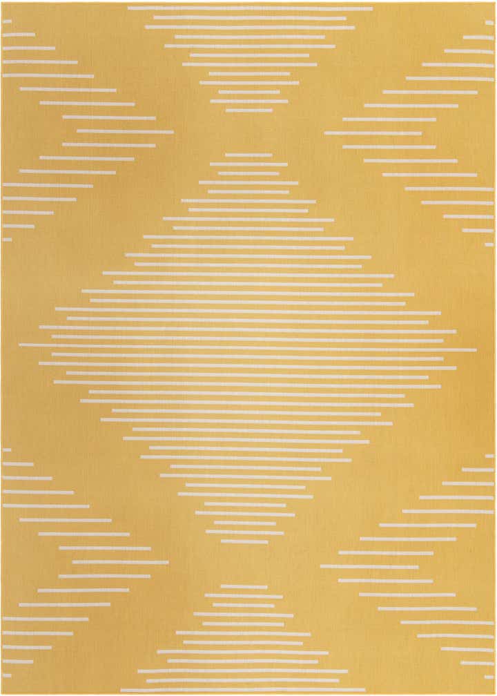 10' x 13' Easy-Clean Modern Indoor / Outdoor Rug