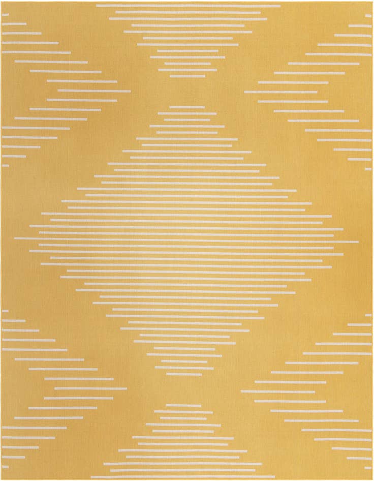 Detail image of 10' x 13' Easy-Clean Modern Indoor / Outdoor Rug