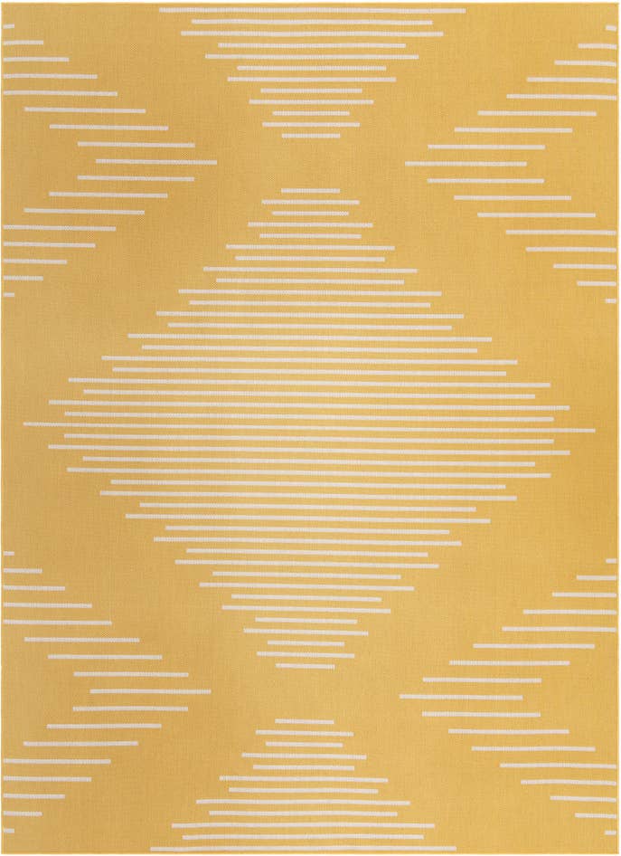 Detail image of 10' x 13' Easy-Clean Modern Indoor / Outdoor Rug