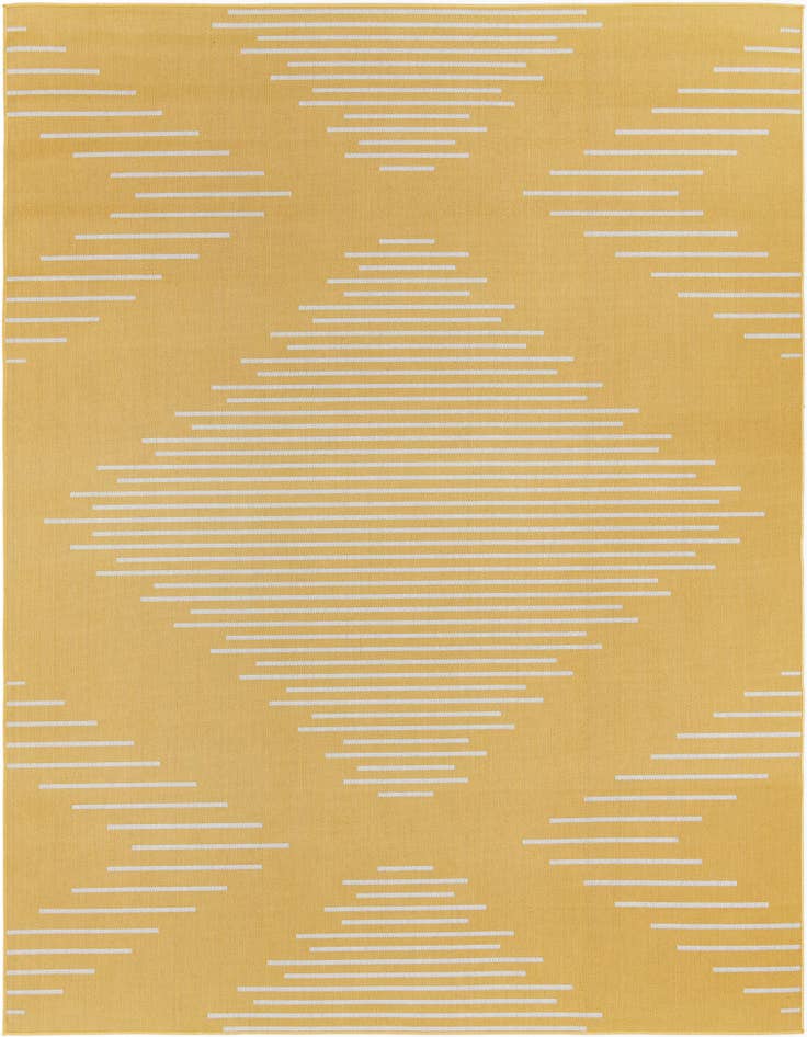 Detail image of 9' x 12' Easy-Clean Modern Indoor / Outdoor Rug