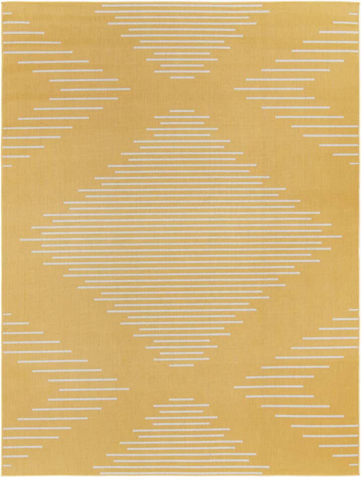 Detail image of 9' x 12' Easy-Clean Modern Indoor / Outdoor Rug
