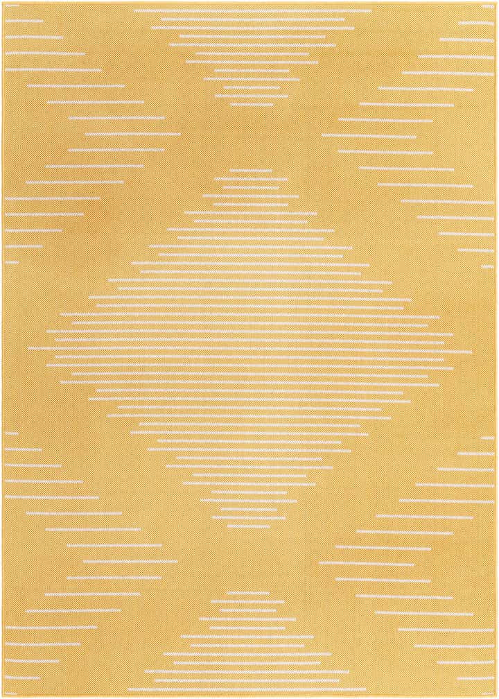 5' 3 x 8' Easy-Clean Modern Indoor / Outdoor Rug