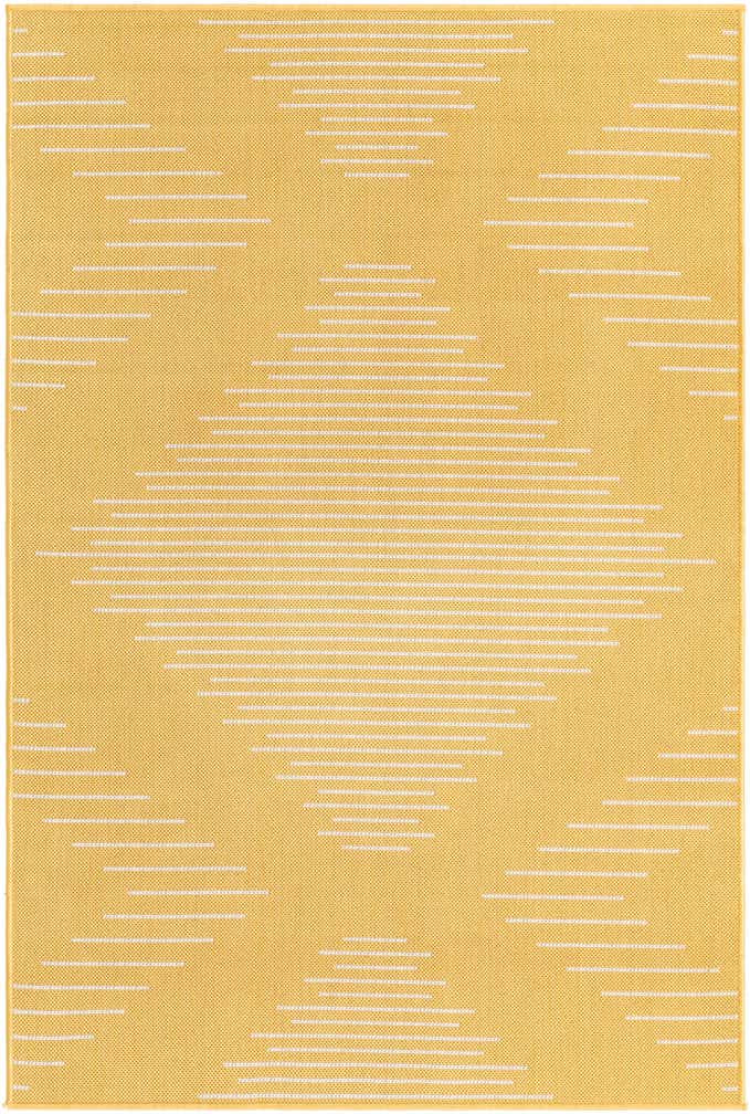 4' x 6' Easy-Clean Modern Indoor / Outdoor Rug