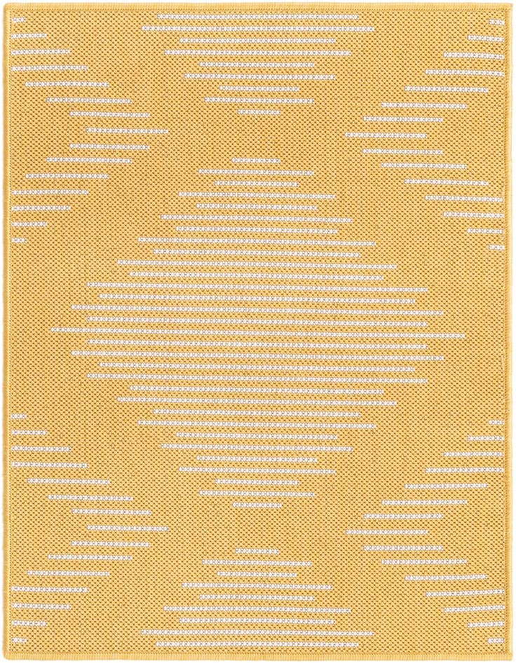 Detail image of 2' x 3' Easy-Clean Modern Indoor / Outdoor Rug