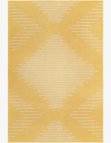 6' x 9' Easy-Clean Modern Indoor / Outdoor Rug