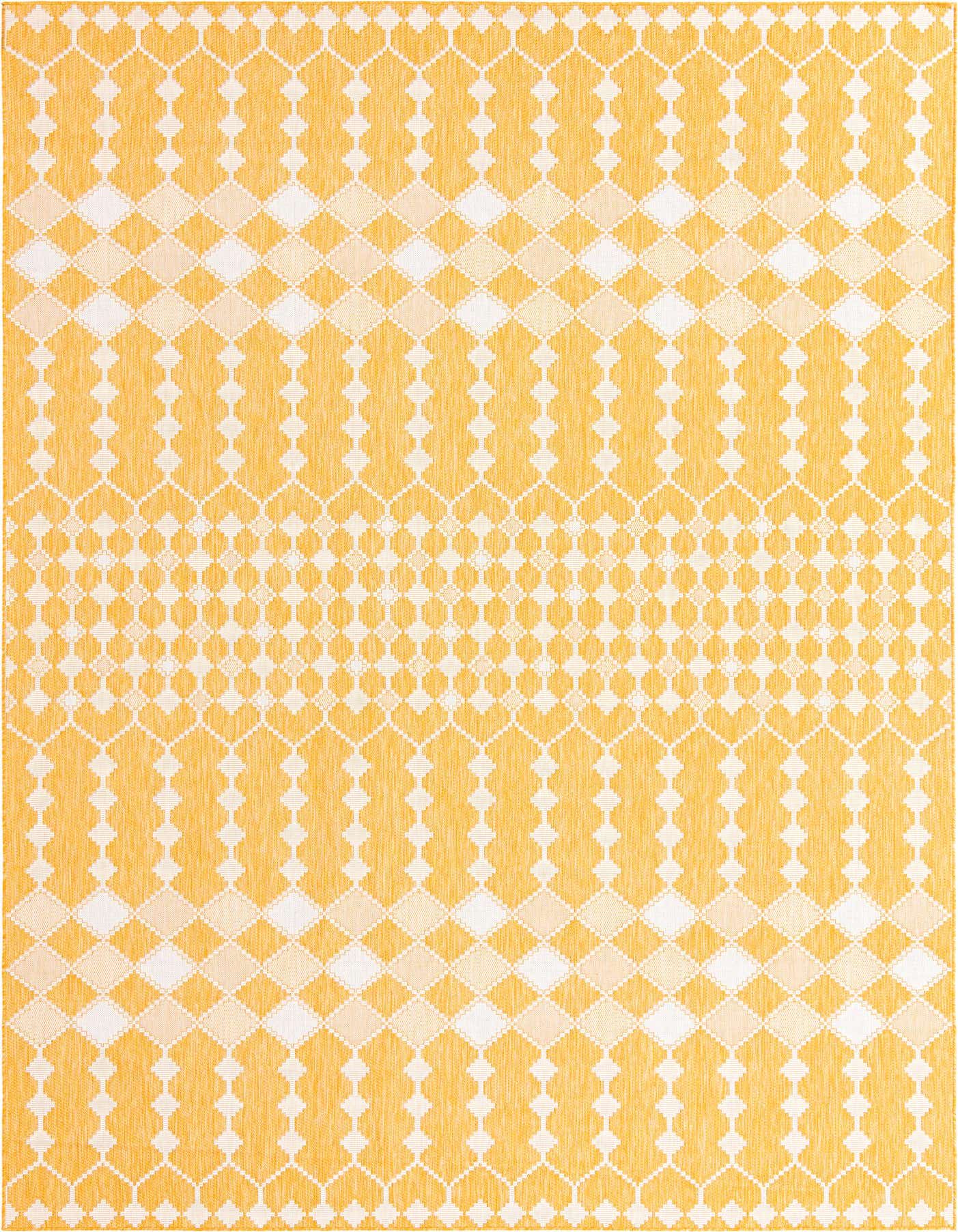 10' x 14' Easy-Clean Trellis Indoor / Outdoor Rug