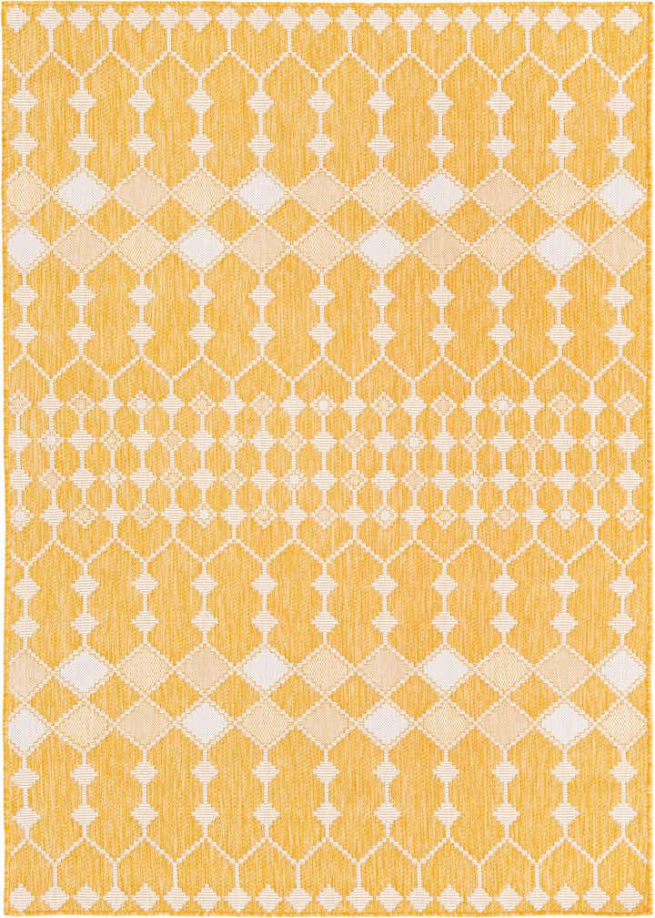 5' 3 x 8' Easy-Clean Trellis Indoor / Outdoor Rug