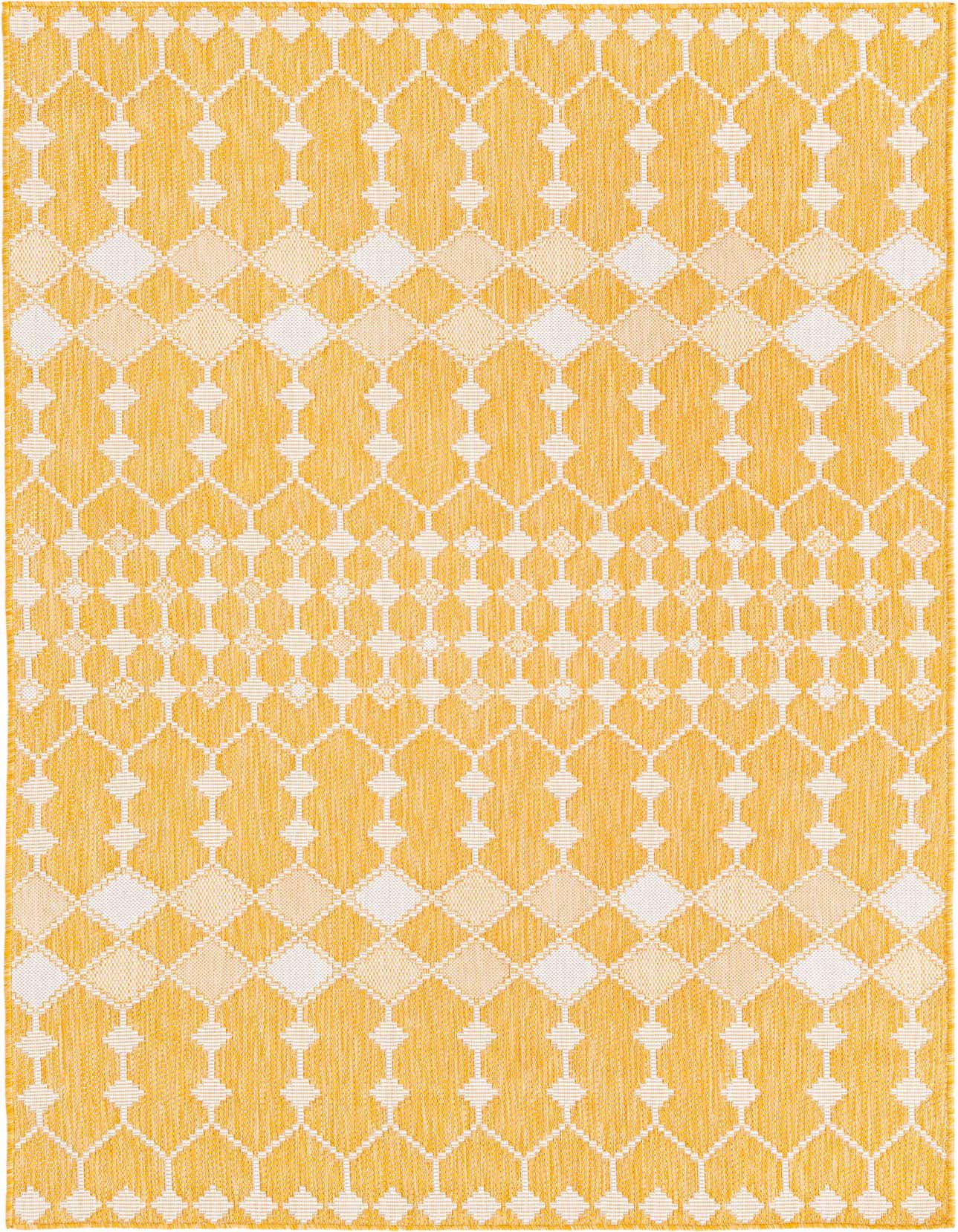 5' 3 x 8' Easy-Clean Trellis Indoor / Outdoor Rug